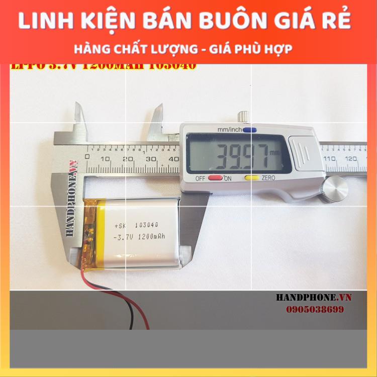 Pin Li-Po 3.7V 103040 1200mAh
