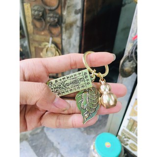 Móc chìa khóa Hồ lô Lá Bồ Đề