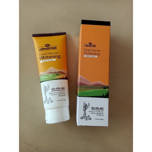 Sữa rửa mặt nghệ Jawatra Facial Cleanser Whitening
