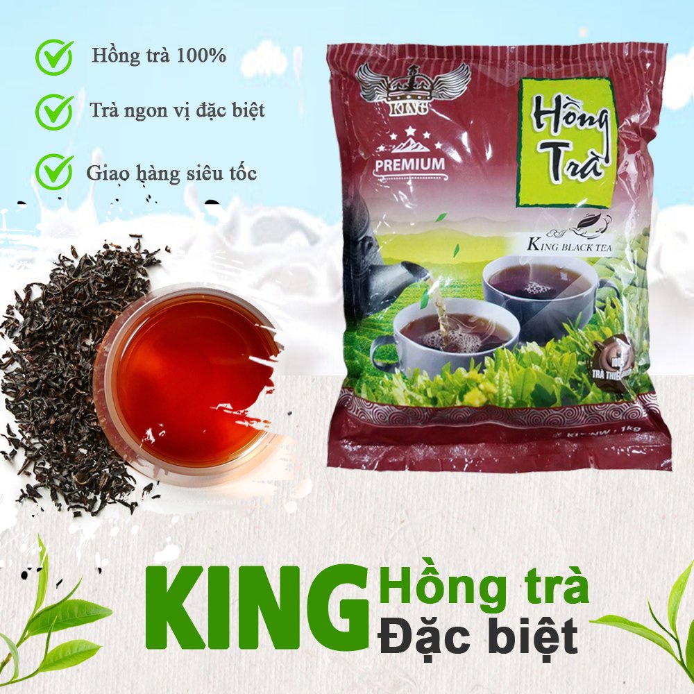 Hồng Trà Đặc Biệt ( Trà đen ) King Xuân Thịnh ( 1 kg ) - Pha Trà Sữa - Tobee Food