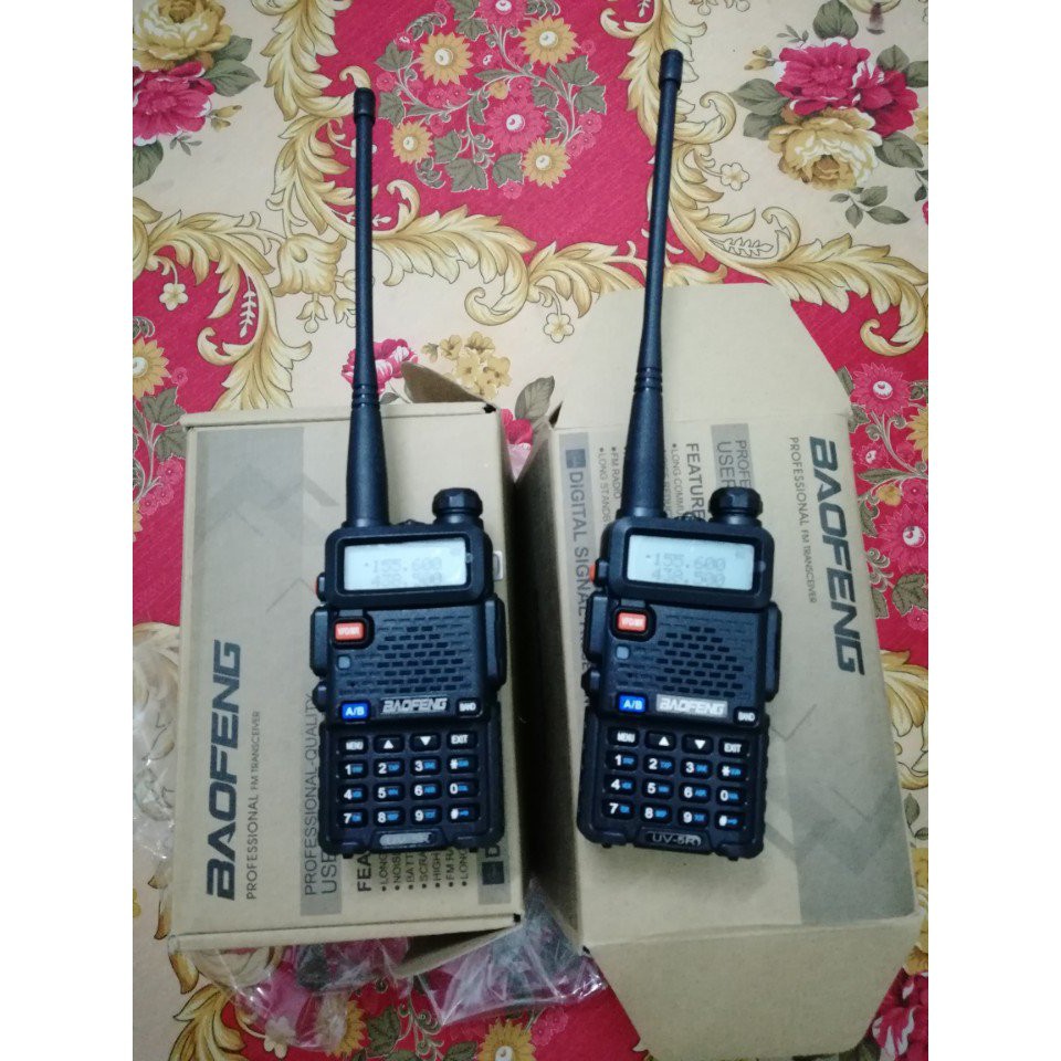 Bộ Đàm Baofeng 0678 UV-5R Có Lcd 2 Băng Tần VHF và UHF Cao Cấp Cực Chất Khoảng Cách 3-5km