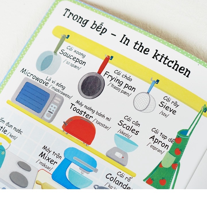 Sách - Combo 6 quyển Cuốn sách từ vựng đầu tiên của tôi - My first word book