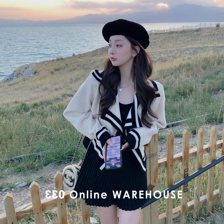 Áo khoác len UIOWOO phong cách Hàn Quốc thời trang cho nữ