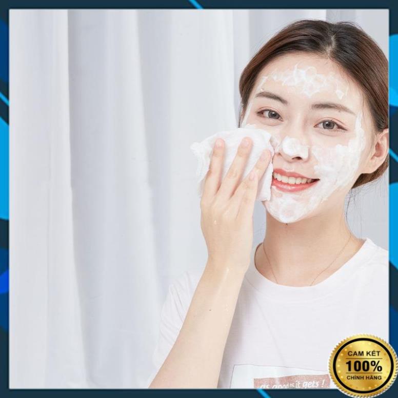 Khăn lau mặt dùng 1 lần 100% bông tự nhiên - Cuộn khăn giấy lau mặt tẩy trang đa năng Animerry (CKA40)