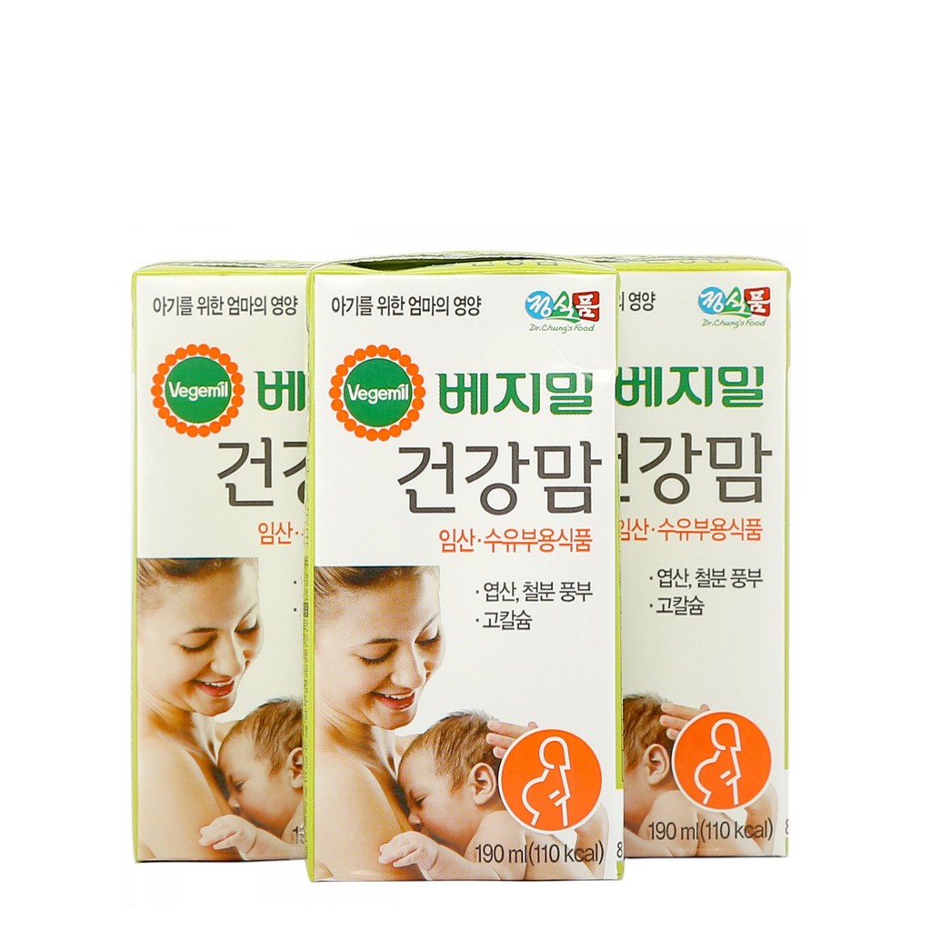 Sữa Hạt Vegemil Healthy Mom Xách 16 Hộp x 190ml