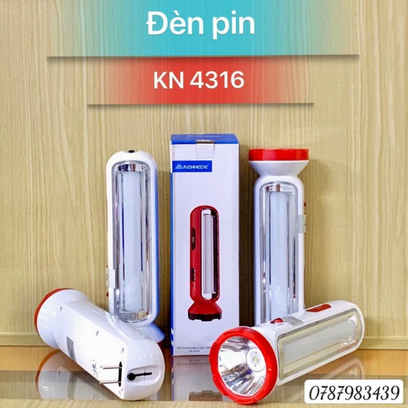 (Hàng Loại 1) Đèn Sạc Cầm Tay KN-4316