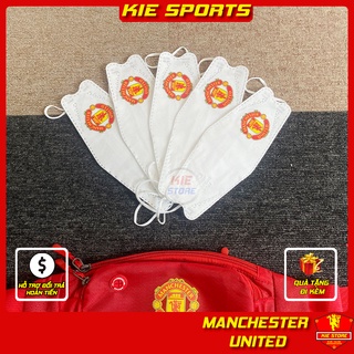 Set 5 khẩu trang y tế kháng khuẩn KF94 in logo CLB Manchester United