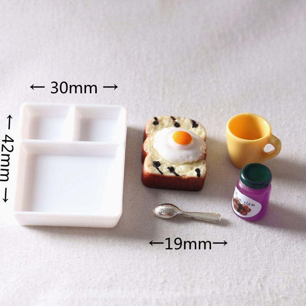 BEBETTERM Bộ Ly Đĩa, Chén, Ly Dễ Thương Cho Nhà Búp Bê