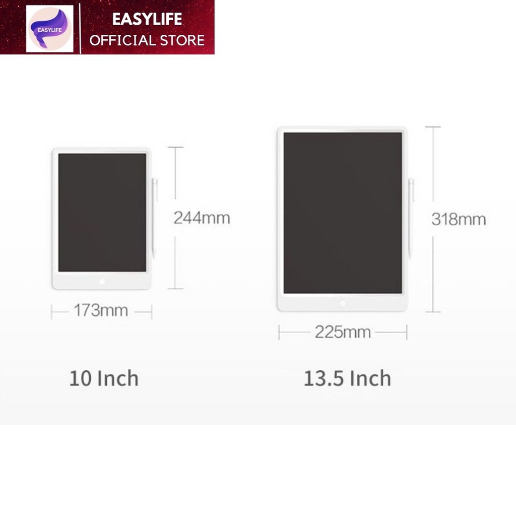 Bảng vẽ Xiaomi Mijia 10 inch - 13,5 inch, Bảng viết điện tử tự xóa