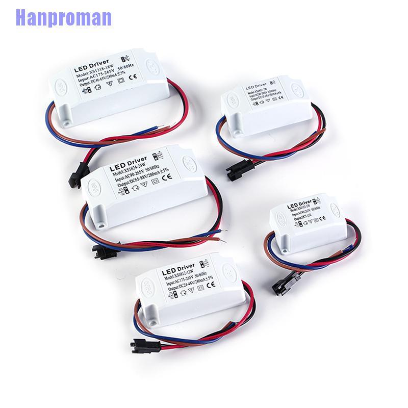 Hm> 3W 7W 12W 18W 24W power supply driver adapter transformer switch for LED lights