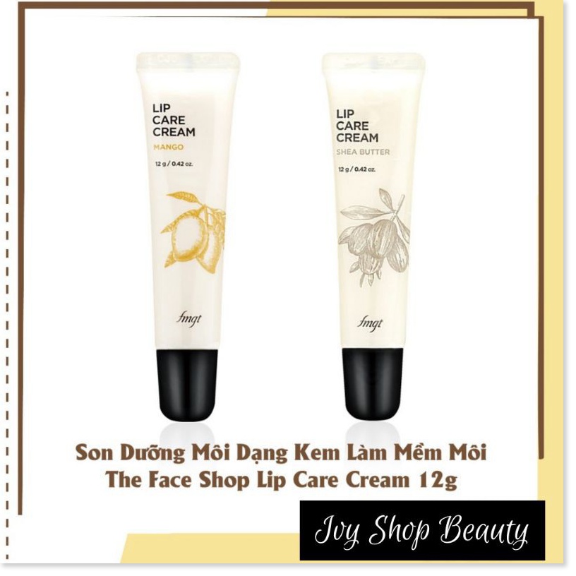 (Chính Hãng) Son Dưỡng Môi Dạng Kem Làm Mềm Môi The Face Shop Lip Care Cream 12g