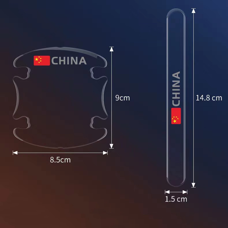 Miếng dán chống trầy bảo vệ tay nắm cửa xe hơi Honda City Civic Jazz Brv Accord Hrv Odyssey Crv Type R