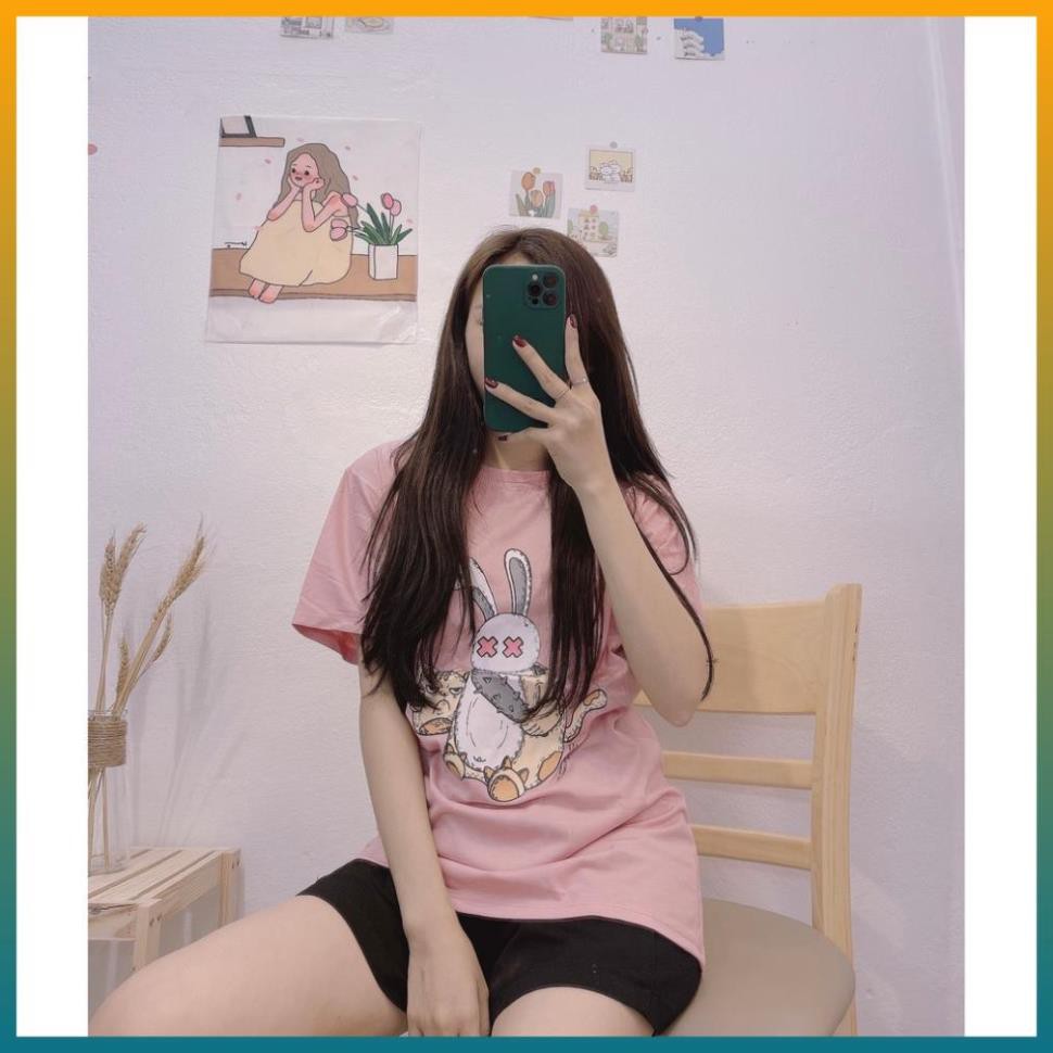 Áo Phông Nữ , Áo Thun Nữ Hình Thỏ Freesize 100% cotton Hàng Qc Loiạ1 | BigBuy360 - bigbuy360.vn