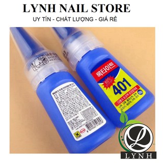 Keo 401 dán móng nail (20g) - Keo dán đa năng Hàn Quốc loại tốt chuyên dụng cho dân làm móng