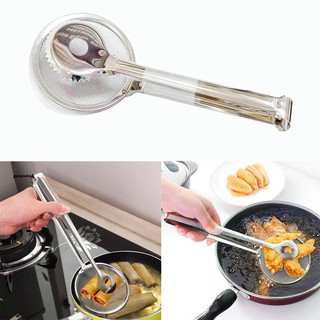 DỤNG CỤ GẤP ĐỒ CHIÊN CÓ LƯỚI RÁO DẦU - THÉP KHÔNG GỈ TIỆN LỢI