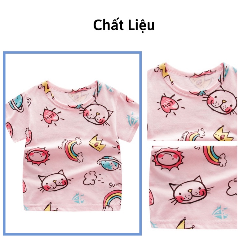 Áo thun bé trai hàng Quảng Châu chất cotton xuất phông ngắn tay Xiaomimi E1.001.KL110