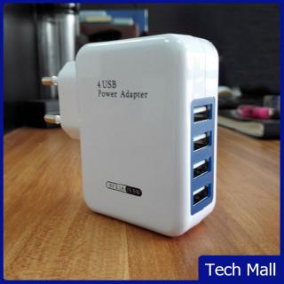 Đầu Sạc 4 Cổng Usb 5v/3a Cho Apple Iphone