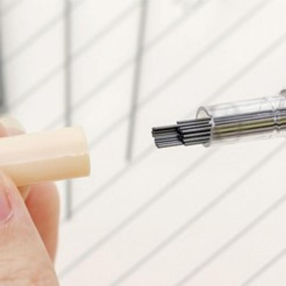 Hộp ruột bút chì bấm 2B 0.5mm / 0.7mm Ống tròn dài Pison