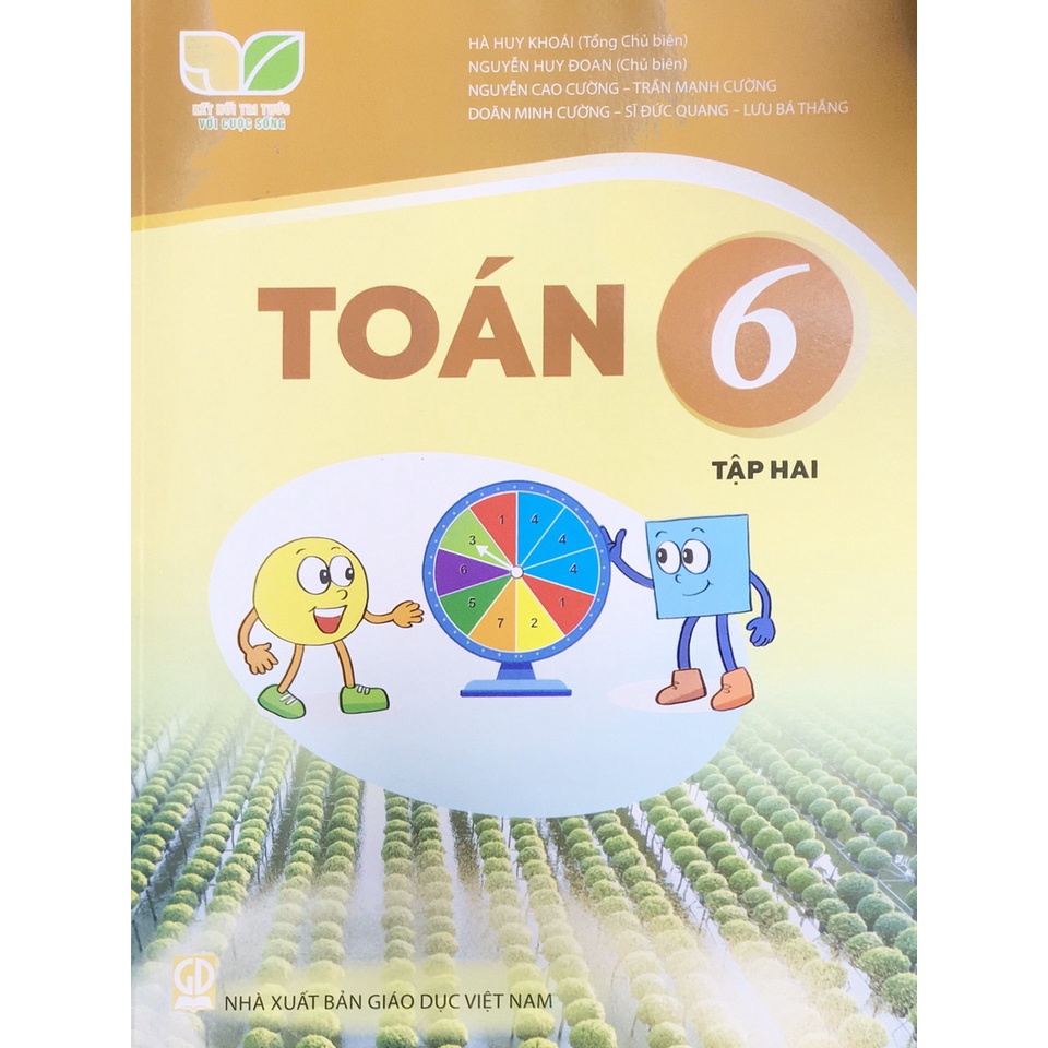 Sách Toán 6 Tập 2 (KN) và 2 Tập giấy kiểm tra Cấp 2