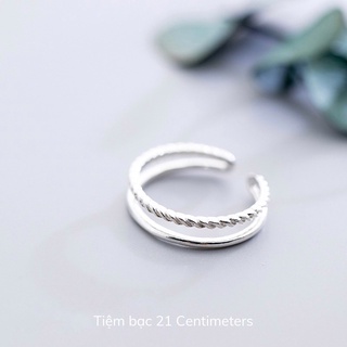 Nhẫn bạc Elite Nhẫn bạc Tiệm bạc 21Centimeters
