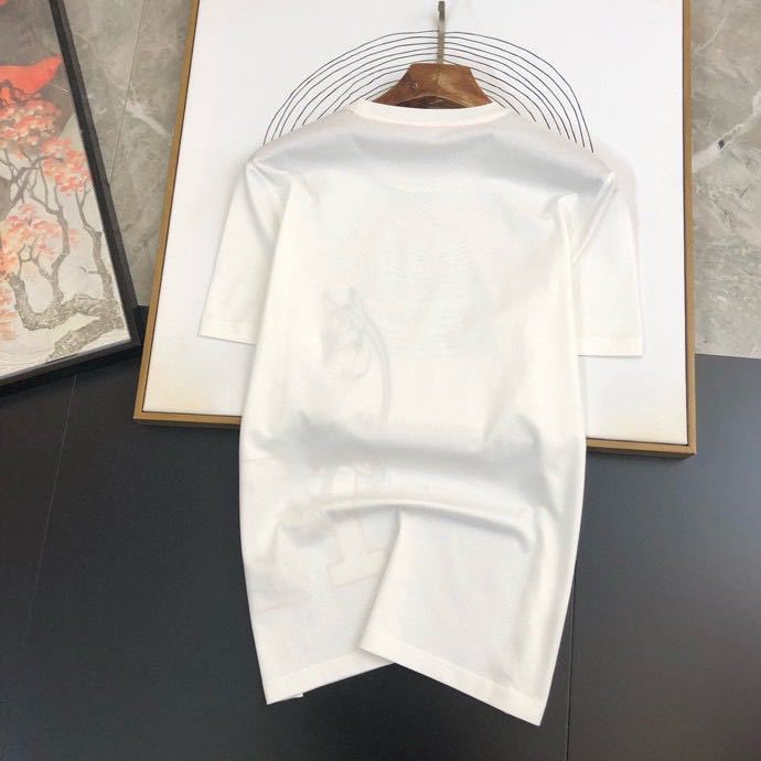 Hàng Mới Về Áo Thun Nam Tay Lỡ Thêu Chữ H 22ss Thời Trang