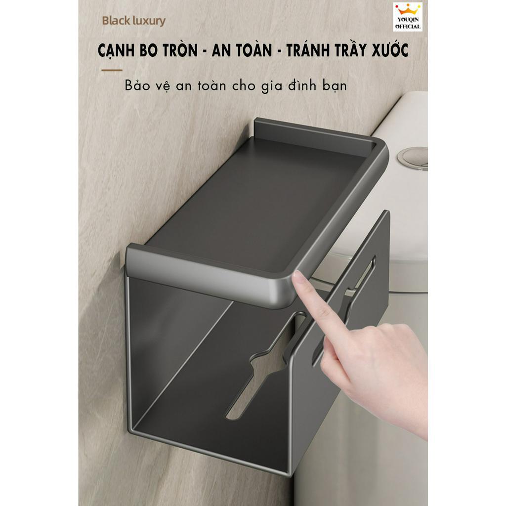 Kệ Đựng Giấy Vệ Sinh Dán Tường 2 Tầng - YouQin
