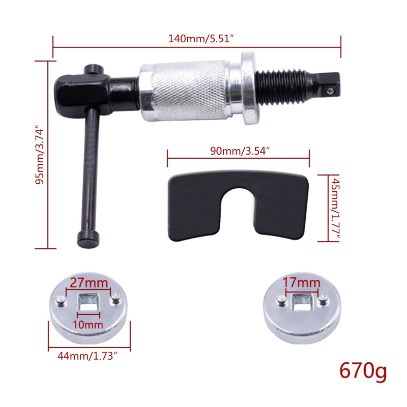 Bộ 3 Kẹp Pít Tông Phanh Sau Có Thể Tháo Rời Tiết Kiệm Sức Lao Động Cho Phanh Đĩa