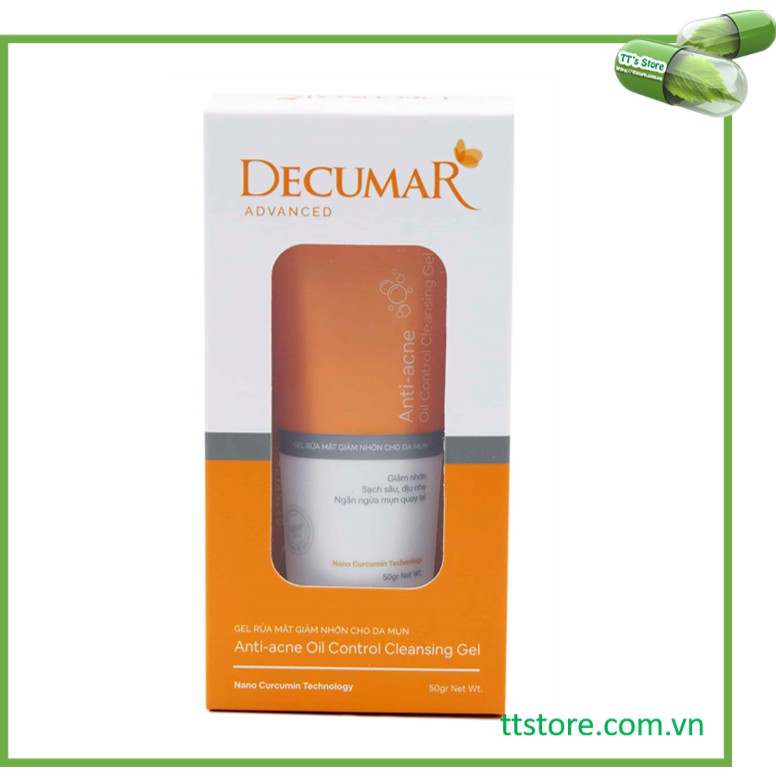 Gel rửa mặt giảm nhờn ngừa mụn [Sữa rửa mặt, decuma, dercuma, dercumar, clean, cleanser]