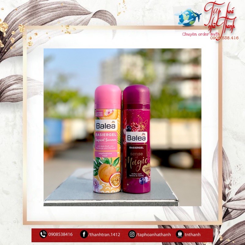 Kem cạo lông Balea thần thánh