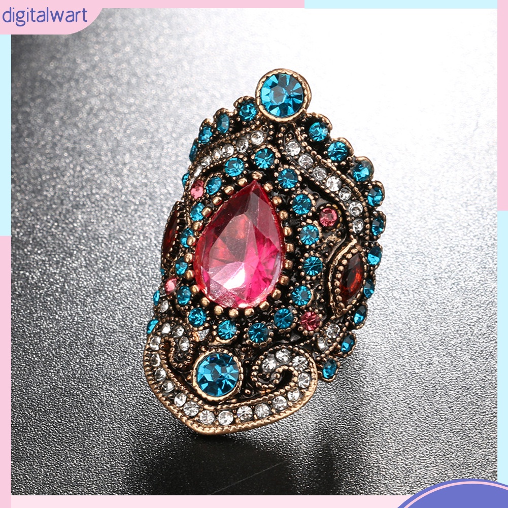 Set Dây Chuyền Và Đôi Khuyên Tai Đính Đá Phong Cách Bohemian Thanh Lịch Dành Cho Nữ