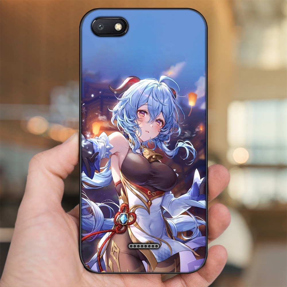 Ốp lưng Xiaomi Redmi 6A viền đen in hình Ganyu Genshin Impact