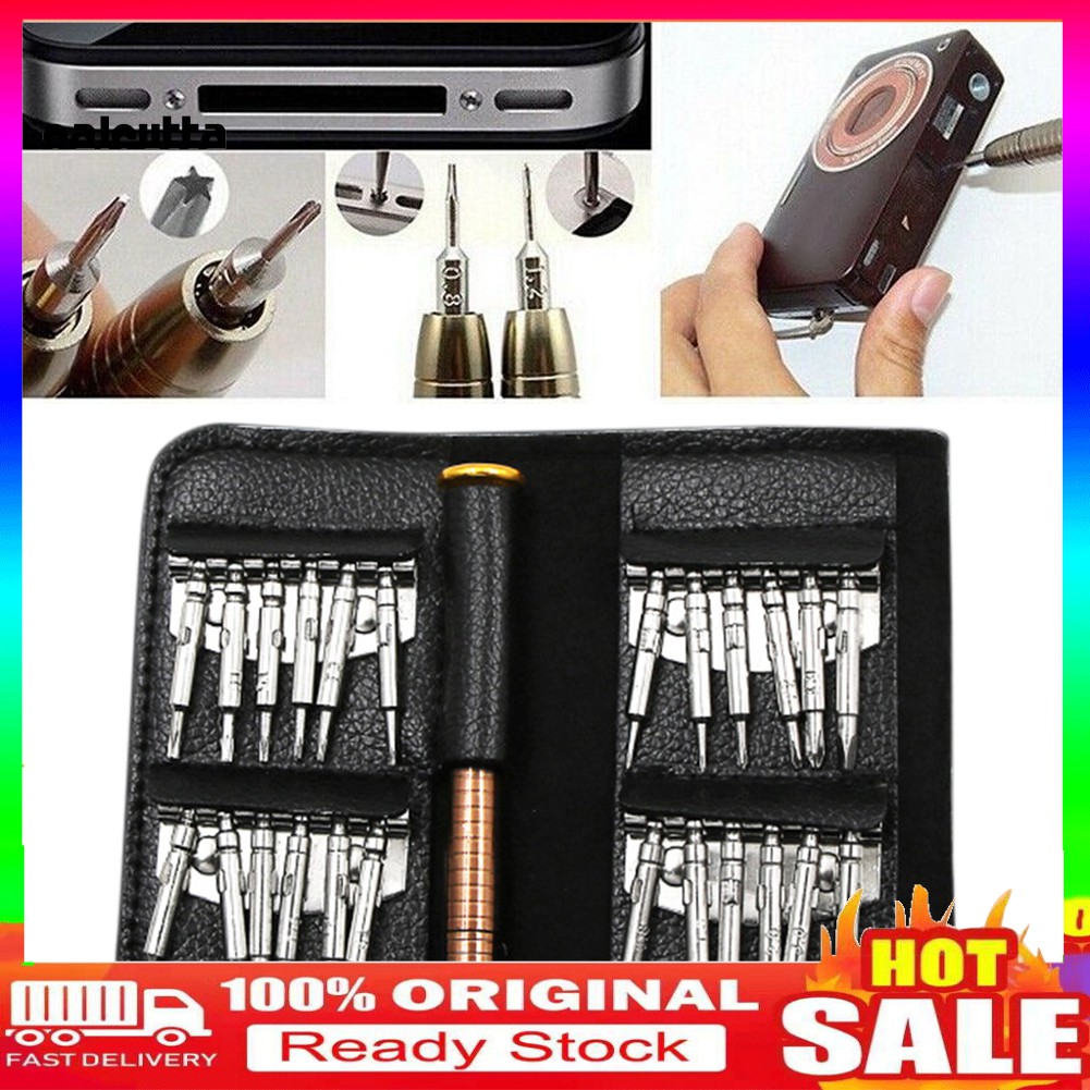 Bộ Tua Vít Sửa Chữa Đồng Hồ Máy Tính 25 Trong 1 Chuyên Dụng