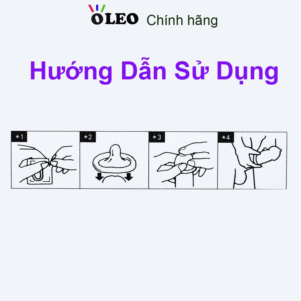 Bao cao su Oleo Cooling 10 bao. Bcs Oleo nhập khẩu German, giúp kéo dài thời gian quan hệ.