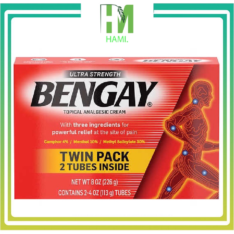 Kem xoa bóp BENGAY Ultra Strength giảm đau nhức xương khớp của Mỹ