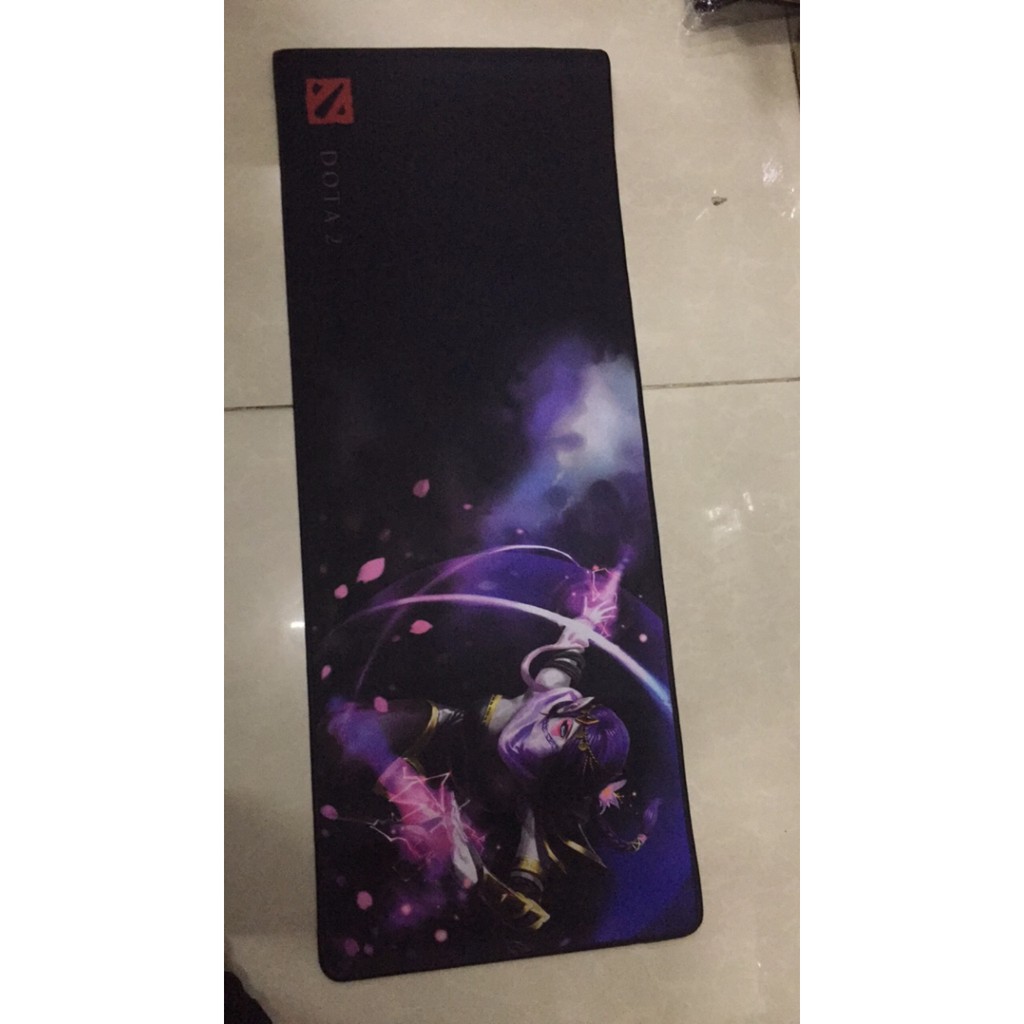 Tấm lót chuột mousepad 80cm x 30cm-Dày 3mm Pad Gaming (hình ngẫu nhiên có viền)