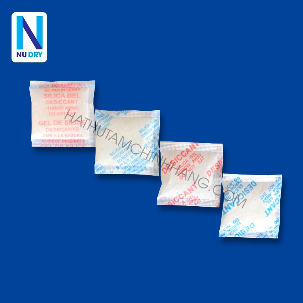 Gói Hút Ẩm 100g loại 1/2/3/5/10/50/100g Silicagel - Hạt hút ẩm thực phẩm quần áo giày dép tủ quần áo máy ảnh NU DRY