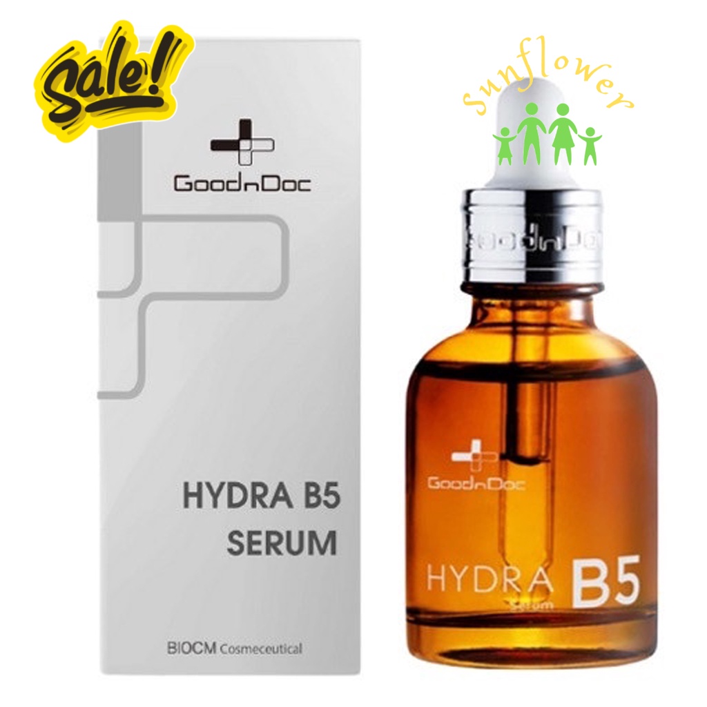 Serum Dưỡng Ẩm Phục Hồi Da GoodnDoc Hydra B5 30ml của Hàn Quốc