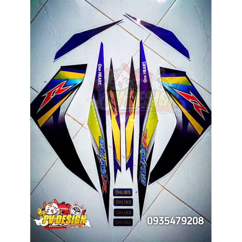 Tem galaxy R phối màu