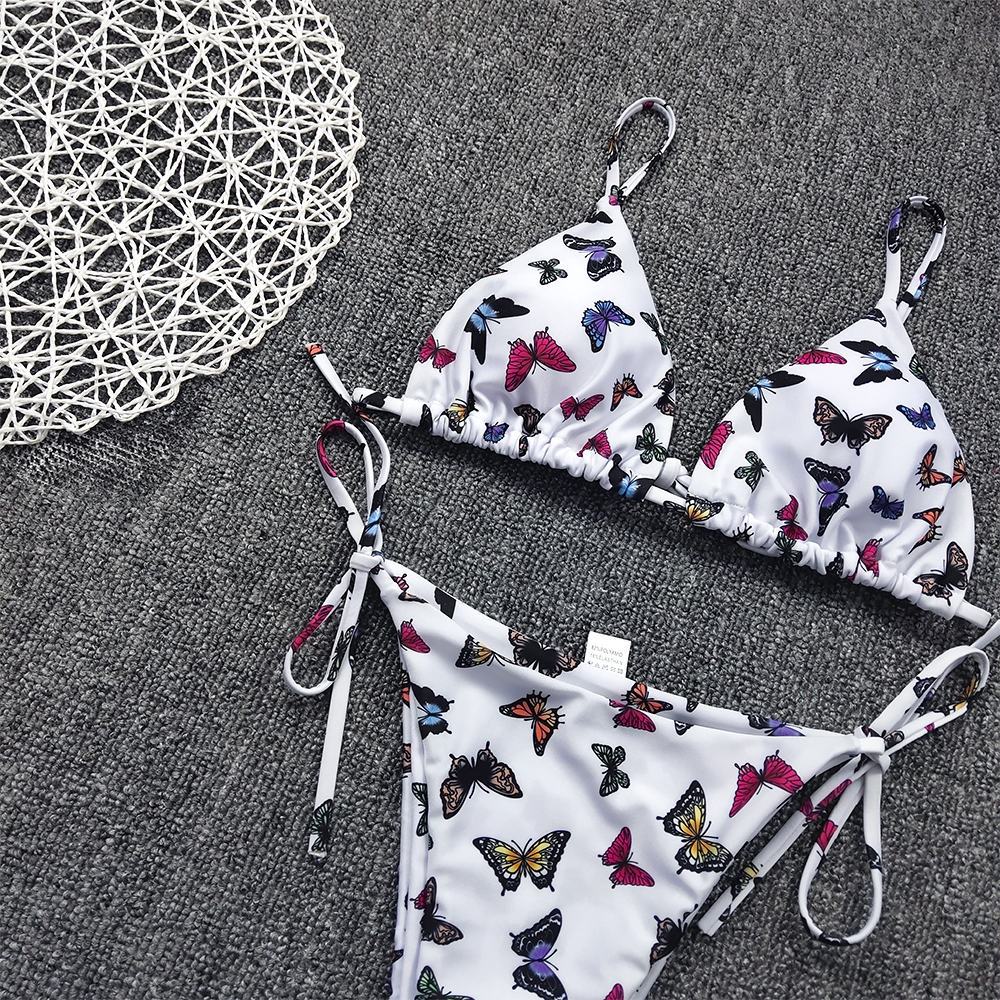 Bộ Bikini 2 Mảnh Họa Tiết Bướm Quyến Rũ Cho Nữ | BigBuy360 - bigbuy360.vn