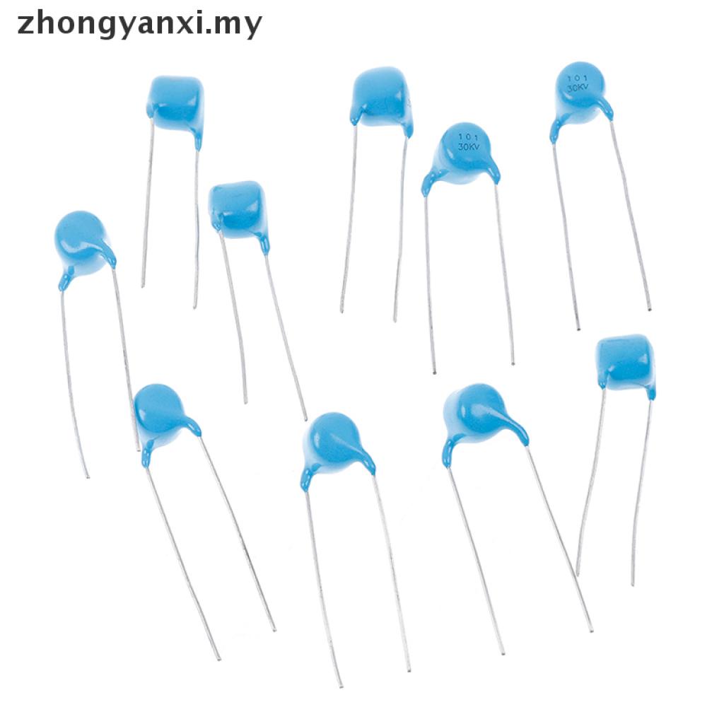 Set 10 tụ gốm 30KV 100P 100PF 101 điện áp cao 30KV 101K | BigBuy360 - bigbuy360.vn