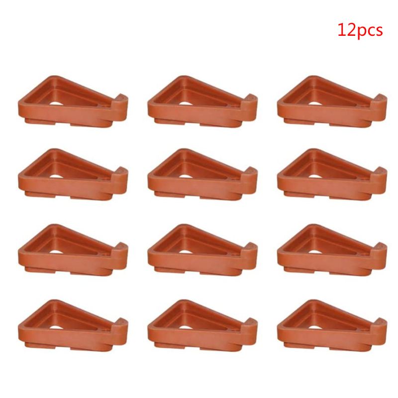 Bộ 12 Giá Đỡ Nâng Ngón Chân Hình Tam Giác Trưng Bày Cây Cảnh
