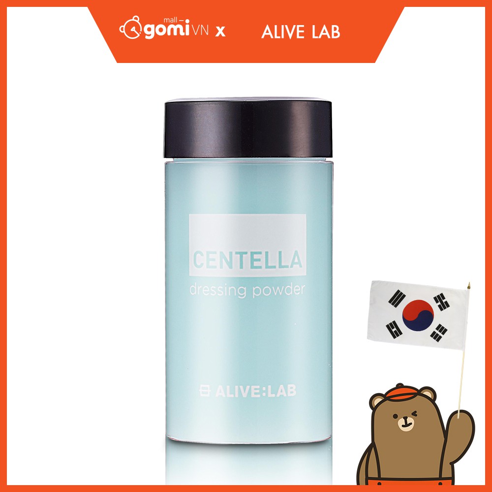 Bột Rau Má Nguyên Chất Alive:Lab Centella Dressing Powder Gomi Mall