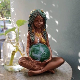 TƯỢNG NỮ THẦN ĐẤT MẸ GAIA | Trang trí Altar - Nhà cửa - Bàn làm việc... | Ancient Magic by Ly Hỏa