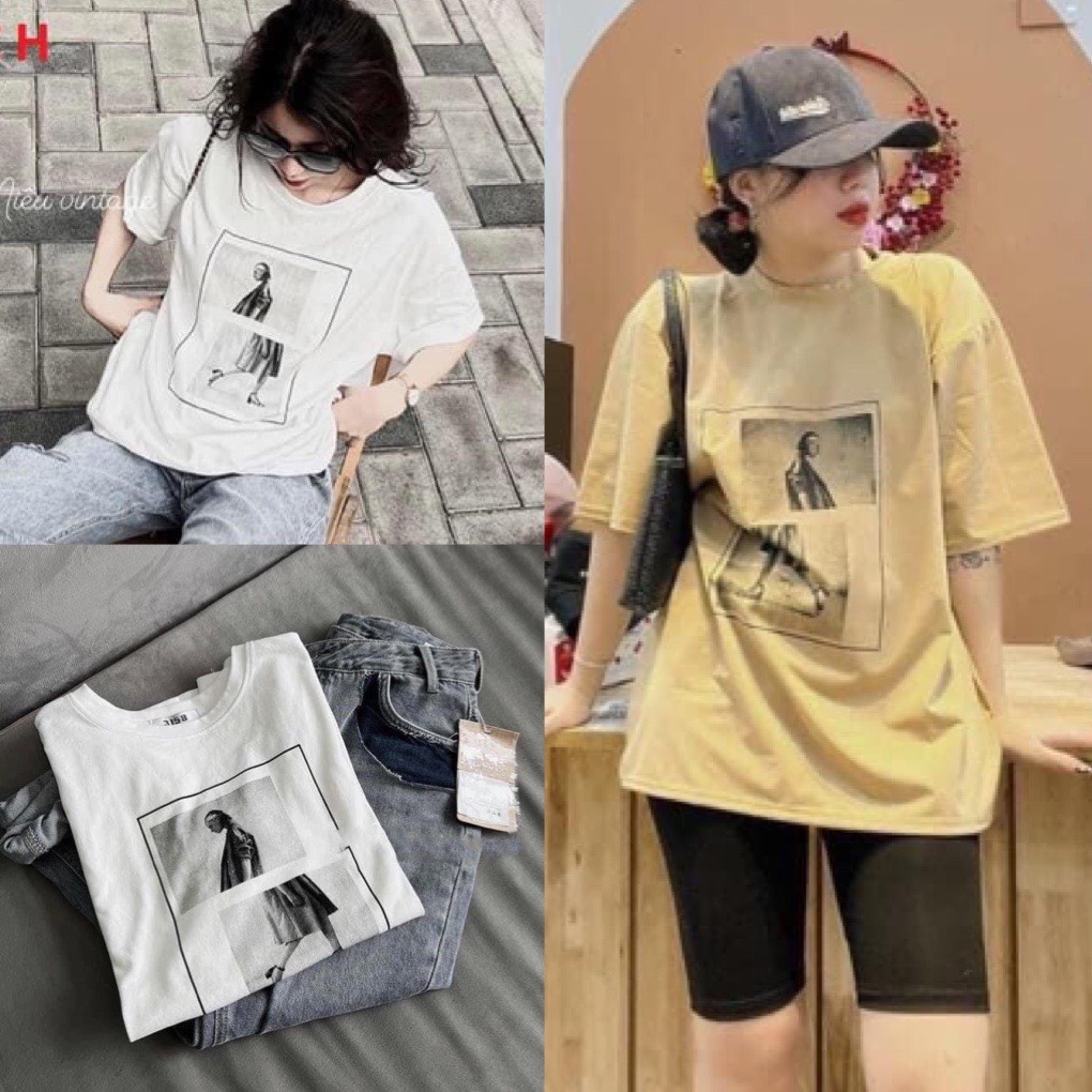 [FREESHIP ĐƠN TỪ 50K] Áo phông cô gái ô vuông