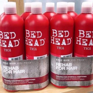 Dầu gội Tigi đỏ. Dung tích 750ml, cả cặp xả và gội 1500ml