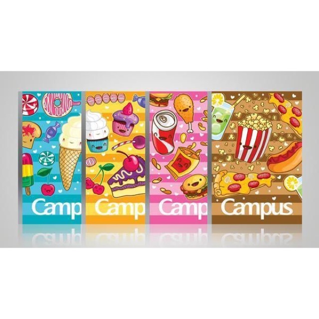 Vở Campus 120T kẻ ngang không chấm