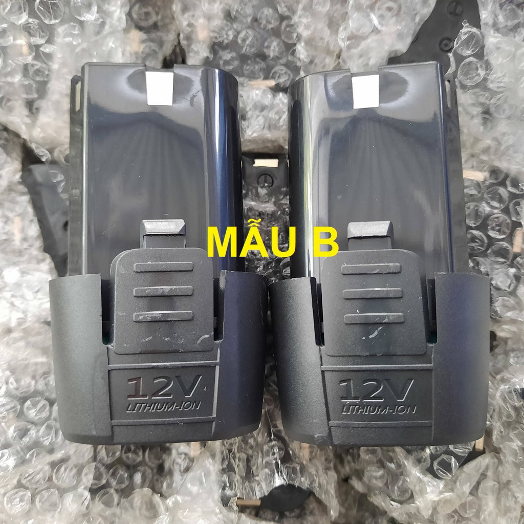 2 PIN MÁY KHOAN BẮT VÍT CẦM TAY 12V 1500mAh TYPE A B C TRUNG QUỐC