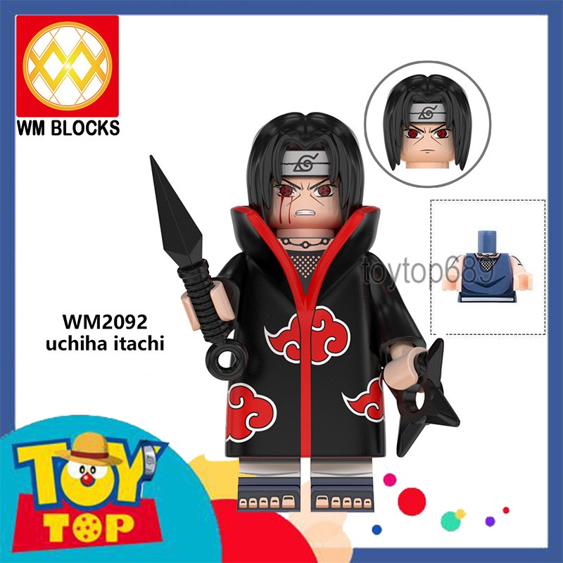 [Có sẵn][Một con] Minifigures non - lego Naruto Ninja - Akatsuki Sasuke Itachi Pain Obito ..hãng WM mã WM6105 WM6106