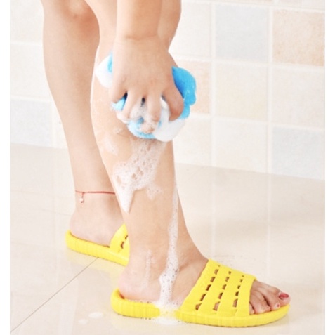 Bông Tắm Bằng Xơ Mướp Màu Sắc Ngẫu Nhiên / Lưới Xơ Mướp / Lưới Chà Lưng / Bàn Chải Chà Lưng Tiện Dụng