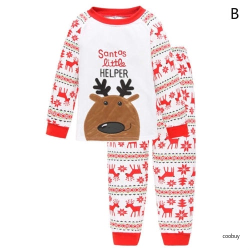 Bộ đồ ngủ phong cách Giáng sinh đáng yêu cho trẻ em